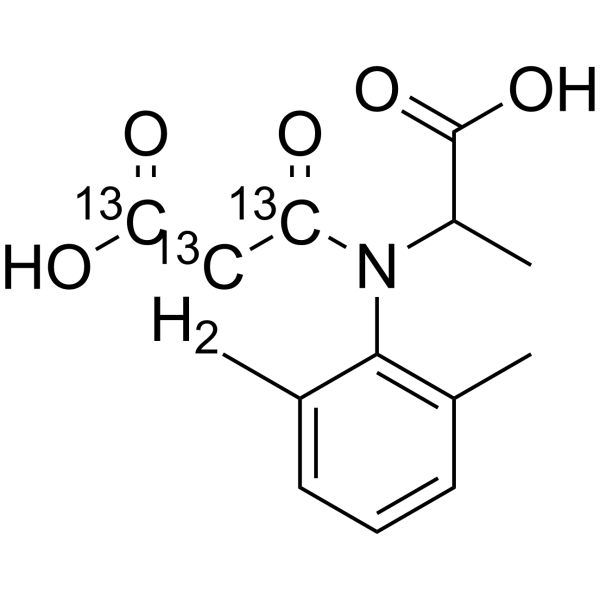 Benalaxyl metabolite M2-13C3